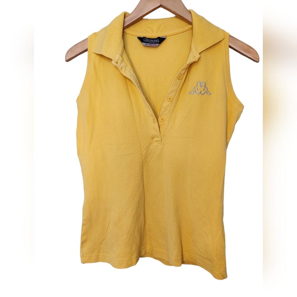 Kappa Sleeveless polo top Medium